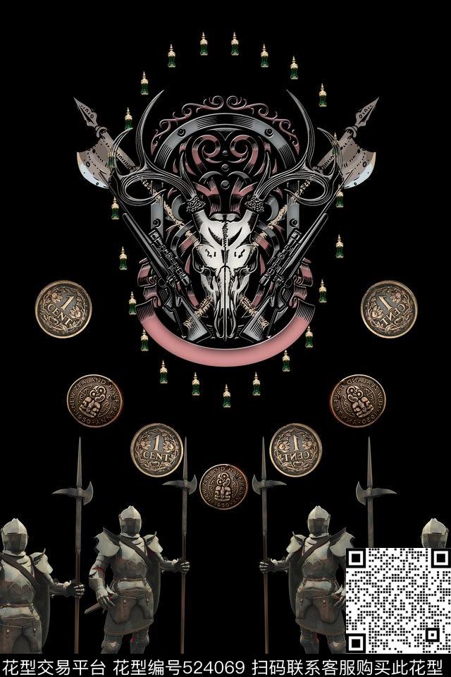 古典士兵定位数码印花华亿平台下载（图片编号: 524069） - 瓦栏（Walan）