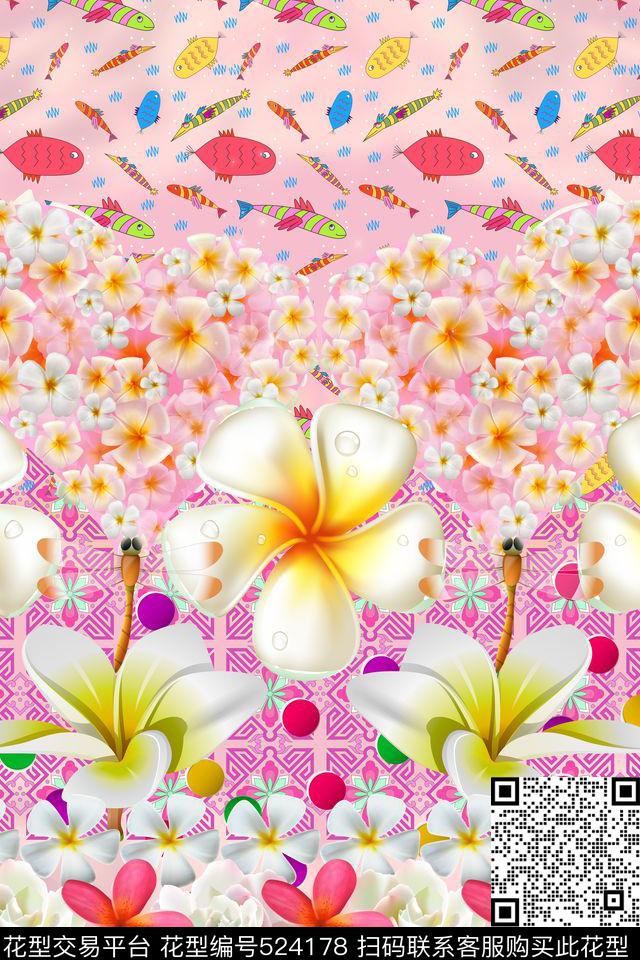 东南亚MAX-定位欧美民族风流行时尚数码印花华亿平台下载（图片编号: 524178） - 瓦栏（Walan）