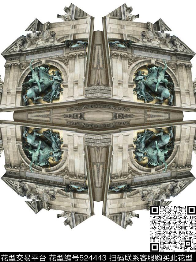 定位浮雕男装华亿平台数码印花华亿平台下载（图片编号: 524443） - 瓦栏（Walan）