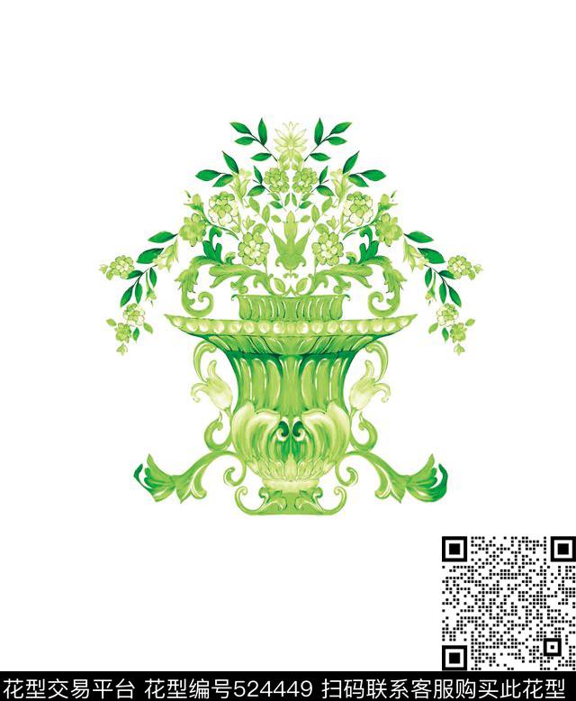 原创时尚定位传统印花华亿平台下载（图片编号: 524449） - 瓦栏（Walan）