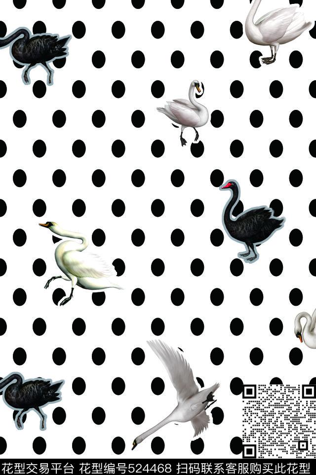 潮流动物时尚传统印花华亿平台下载（图片编号: 524468） - 瓦栏（Walan）