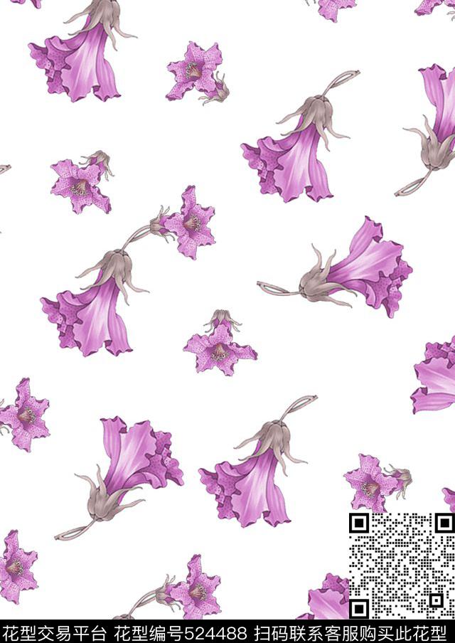 小碎花传统印花华亿平台下载（图片编号: 524488） - 瓦栏（Walan）