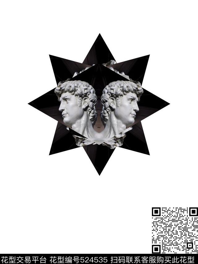 t恤华亿平台潮流大卫数码印花华亿平台下载（图片编号: 524535） - 瓦栏（Walan）