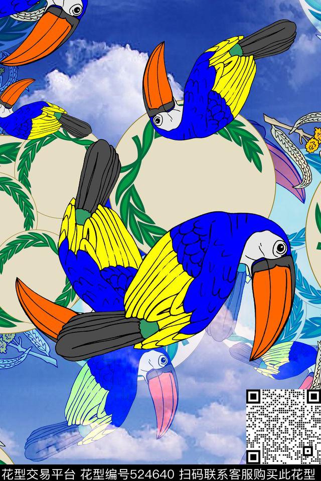 浪漫时尚复古休闲怀旧长巾围巾数码印花华亿平台下载（图片编号: 524640） - 瓦栏（Walan）