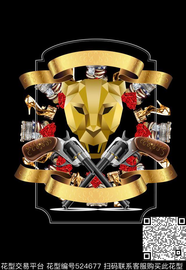 3D立体T恤卫衣数码印花潮流时尚数码印花华亿平台下载（图片编号: 524677） - 瓦栏（Walan）