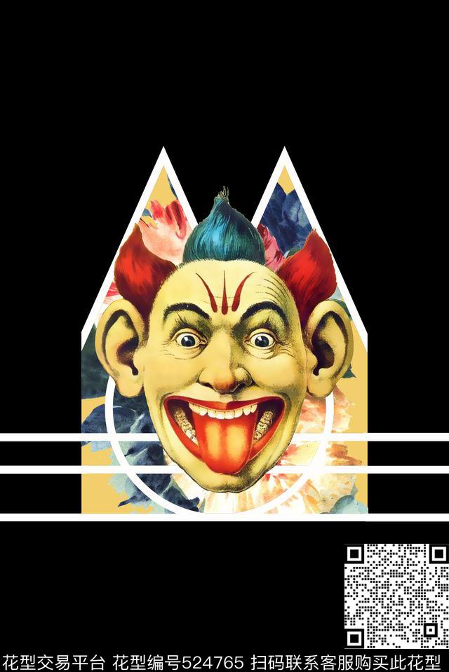 数码印花服装设计时尚大牌欧美风格数码印花华亿平台下载（图片编号: 524765） - 瓦栏（Walan）