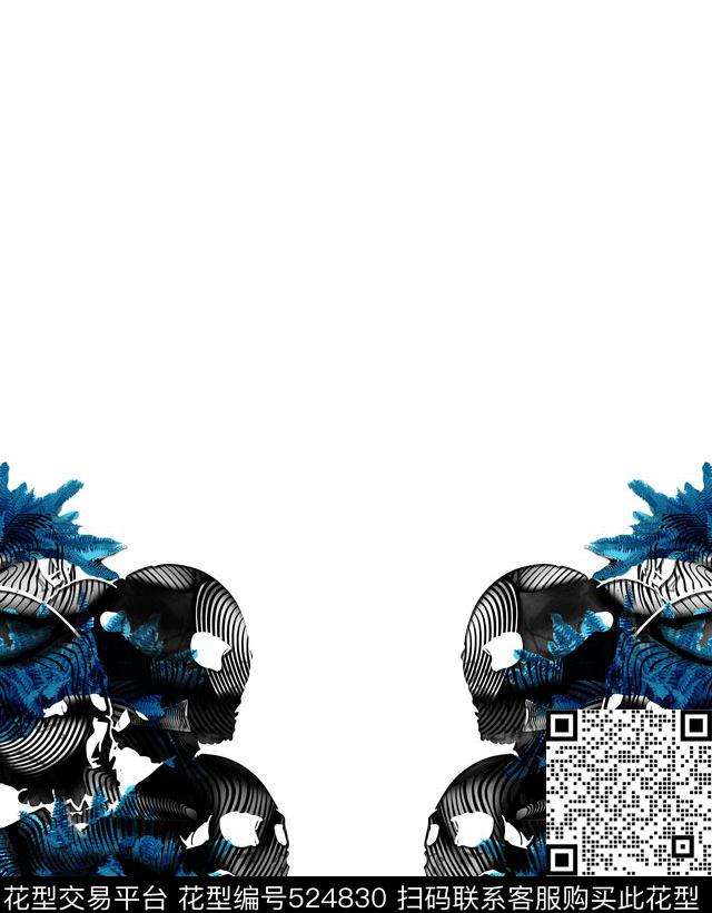 扭曲时尚珊瑚数码印花华亿平台下载（图片编号: 524830） - 瓦栏（Walan）