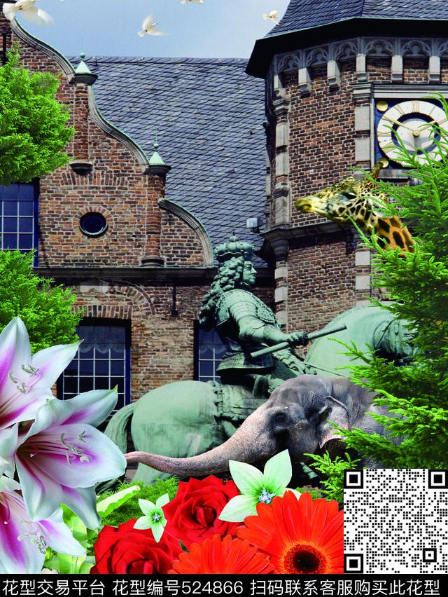 潮流定位罗马数码印花华亿平台下载（图片编号: 524866） - 瓦栏（Walan）