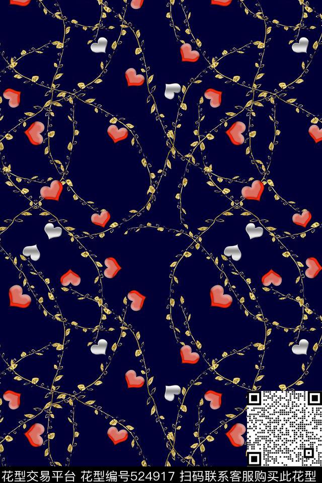 创意华丽黄金数码印花华亿平台下载（图片编号: 524917） - 瓦栏（Walan）