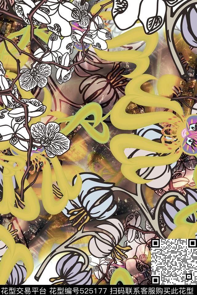 衬衣复古华亿平台连衣裙高清花卉家纺华亿平台数码印花华亿平台下载（图片编号: 525177） - 瓦栏（Walan）