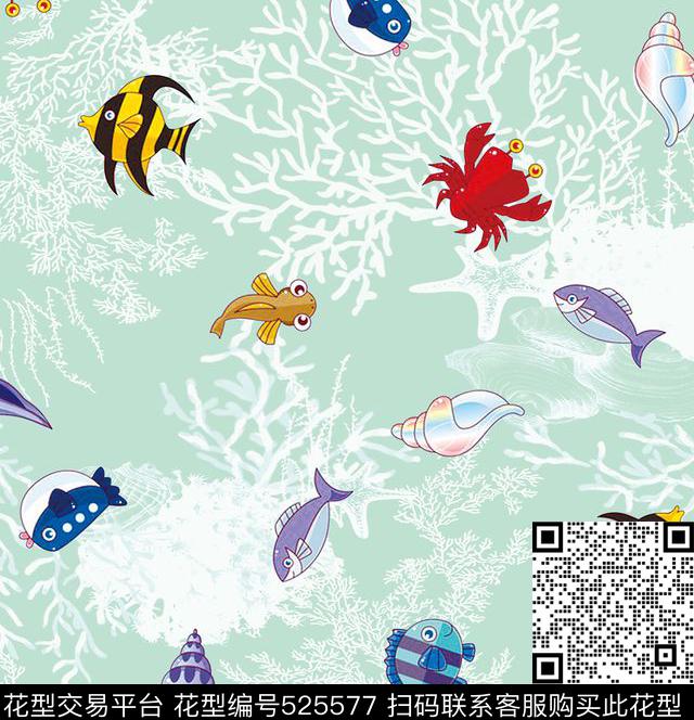 原创时尚动物数码印花华亿平台下载（图片编号: 525577） - 瓦栏（Walan）