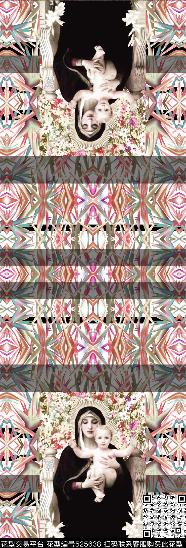 双边数码双边花数码花数码印花华亿平台下载（图片编号: 525638） - 瓦栏（Walan）