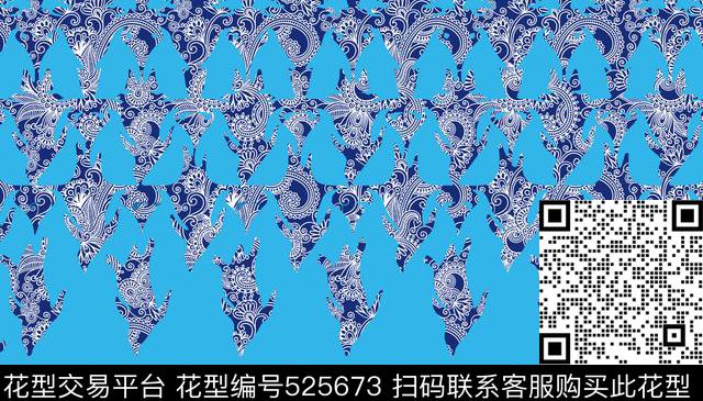 宫廷花瓣宫廷奢华时尚潮流传统印花华亿平台下载（图片编号: 525673） - 瓦栏（Walan）