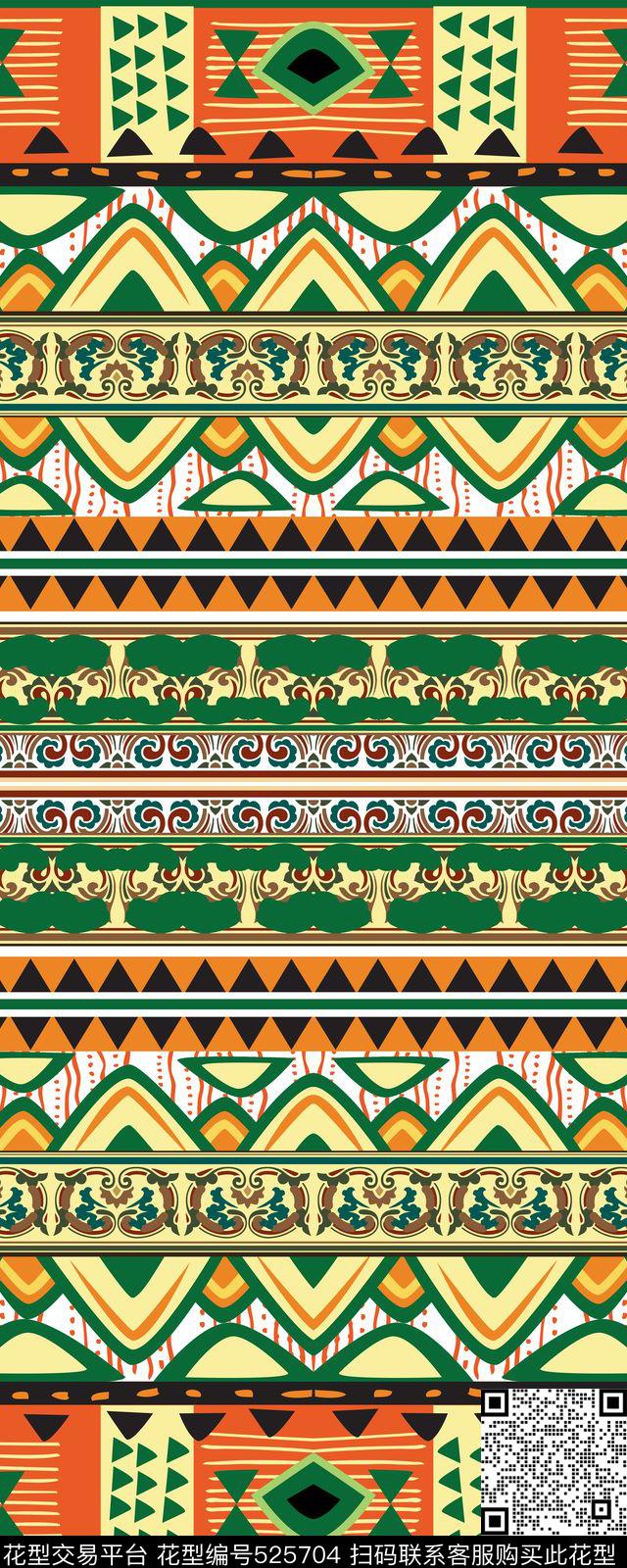 几何印花数码印花色彩绚丽传统印花华亿平台下载（图片编号: 525704） - 瓦栏（Walan）