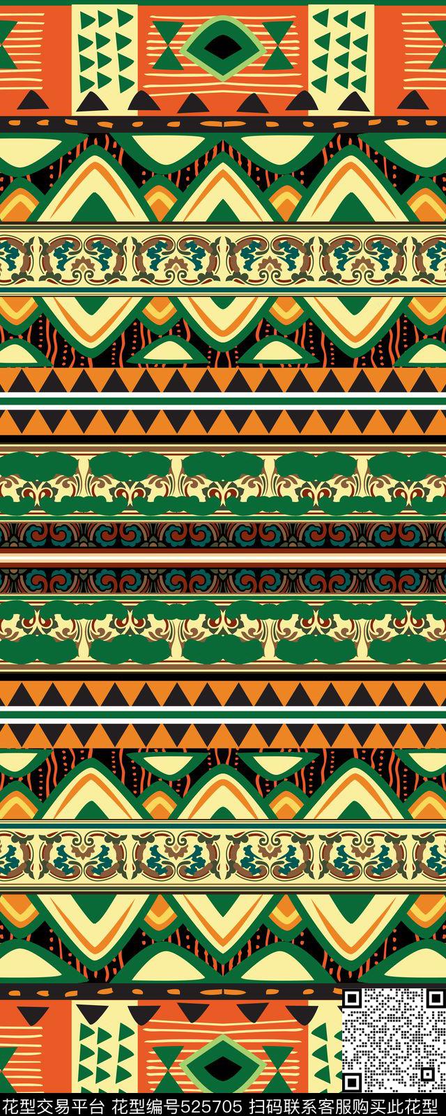 几何印花数码印花色彩绚丽传统印花华亿平台下载（图片编号: 525705） - 瓦栏（Walan）