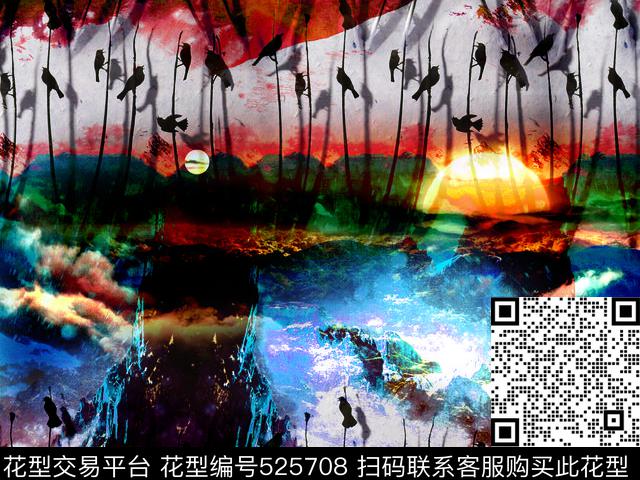 最新男装印花华亿平台下载（图片编号: 525708） - 瓦栏（Walan）