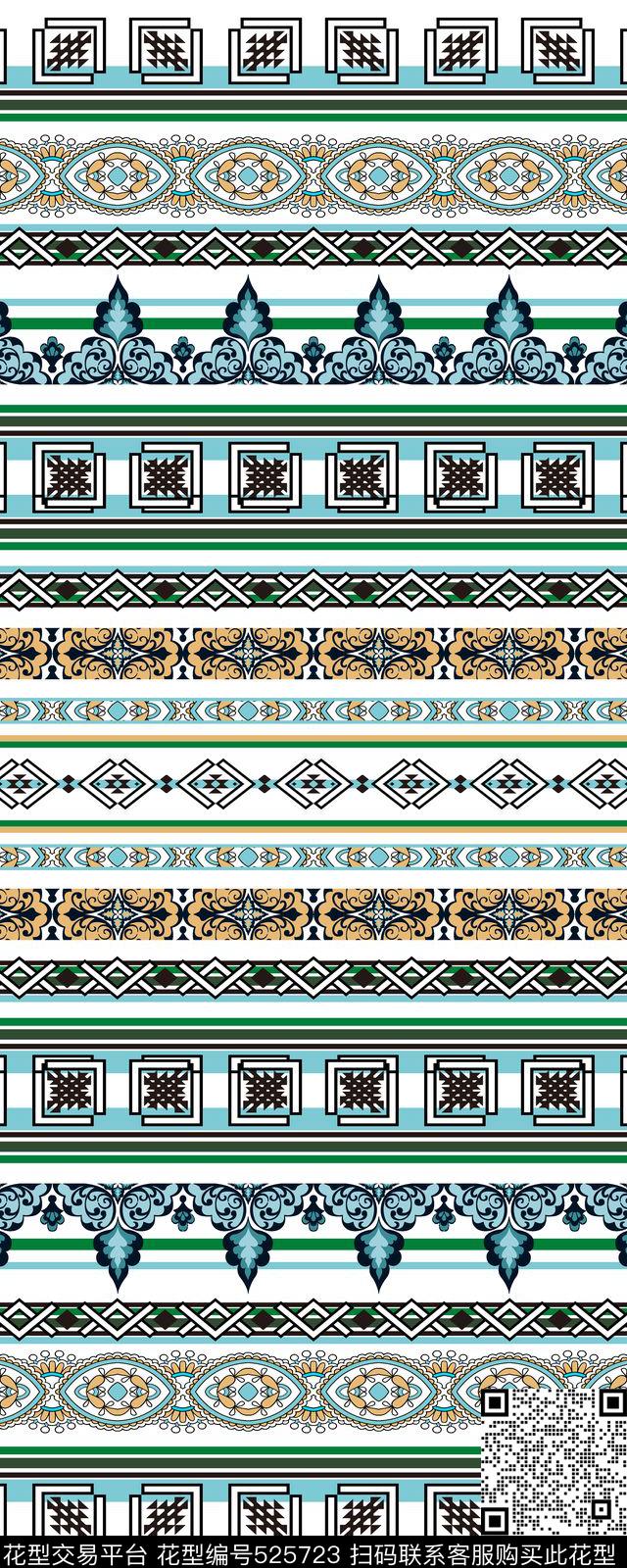 几何印花数码印花色彩绚丽传统印花华亿平台下载（图片编号: 525723） - 瓦栏（Walan）