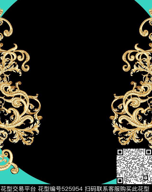 现代几何组合传统印花华亿平台下载（图片编号: 525954） - 瓦栏（Walan）