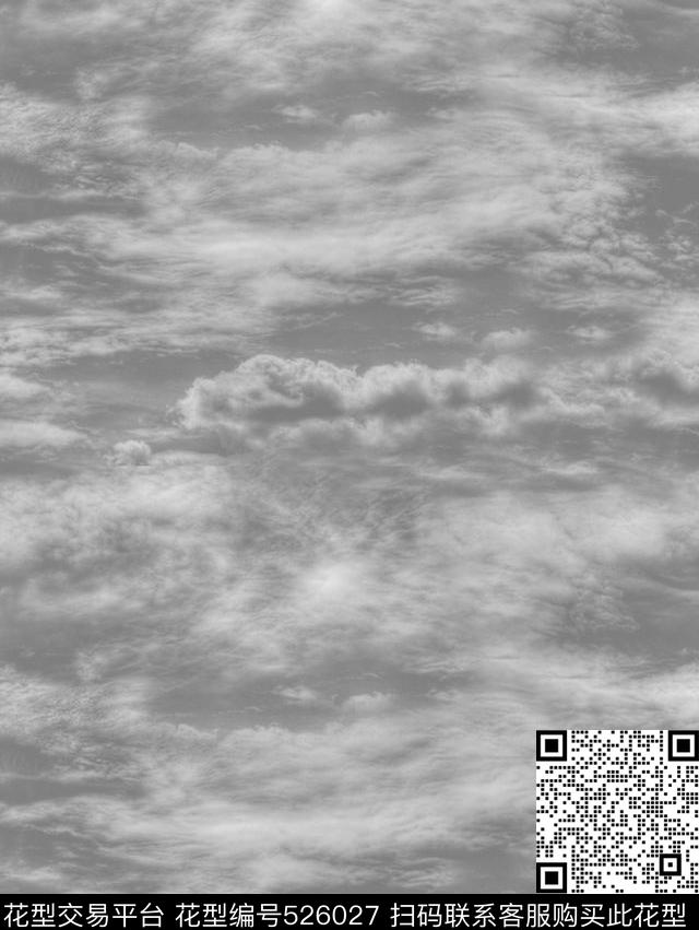 服装家纺云彩传统印花华亿平台下载（图片编号: 526027） - 瓦栏（Walan）