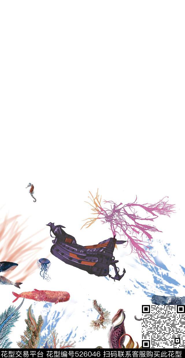 原创时尚动物数码印花华亿平台下载（图片编号: 526046） - 瓦栏（Walan）