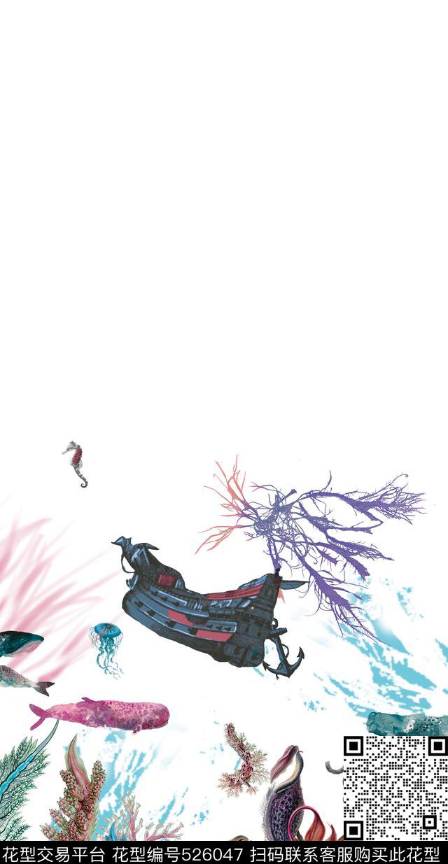 原创时尚动物数码印花华亿平台下载（图片编号: 526047） - 瓦栏（Walan）