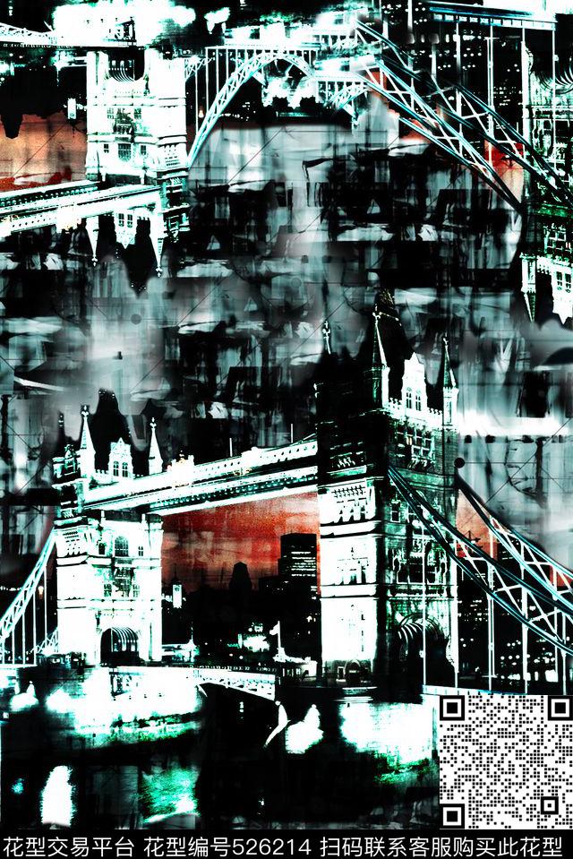 时尚大牌欧美风格数码印花服装设计数码印花华亿平台下载（图片编号: 526214） - 瓦栏（Walan）