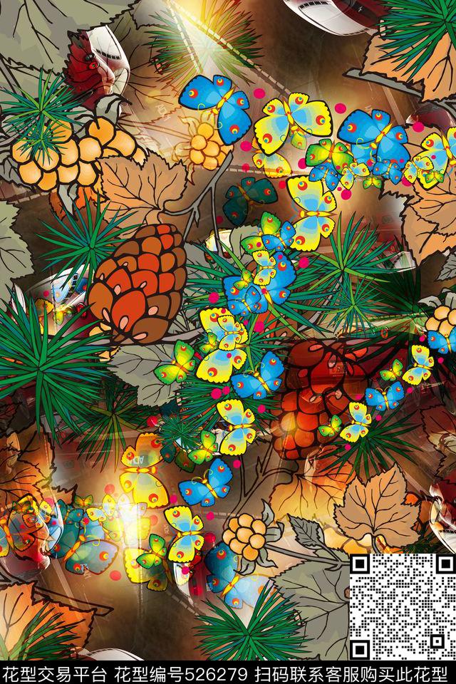 动物昆虫风景女装数码印花华亿平台下载（图片编号: 526279） - 瓦栏（Walan）