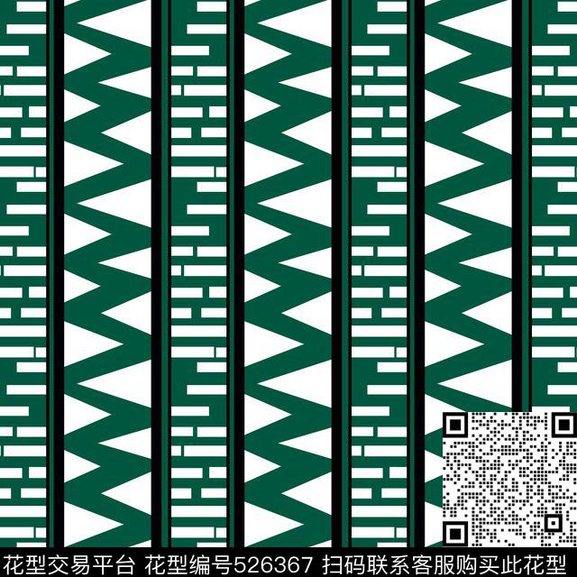 潮流几何休闲传统印花华亿平台下载（图片编号: 526367） - 瓦栏（Walan）