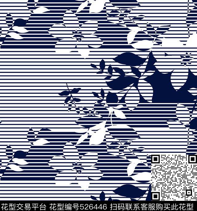 几何线条格子传统印花华亿平台下载（图片编号: 526446） - 瓦栏（Walan）