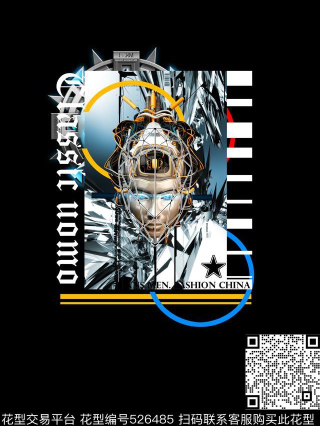 时尚时空未来数码印花华亿平台下载（图片编号: 526485） - 瓦栏（Walan）