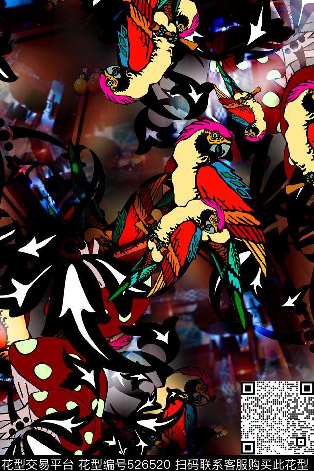 春夏衬衣春意连衣裙花卉数码印花华亿平台下载（图片编号: 526520） - 瓦栏（Walan）