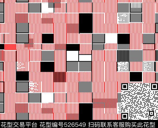 几何图线+面英伦传统印花华亿平台下载（图片编号: 526549） - 瓦栏（Walan）