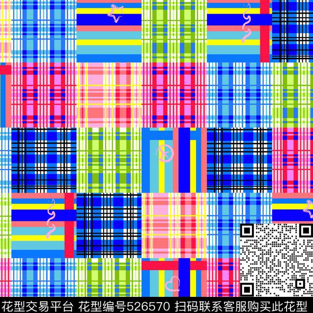 流行时尚多色简单清晰传统印花华亿平台下载（图片编号: 526570） - 瓦栏（Walan）