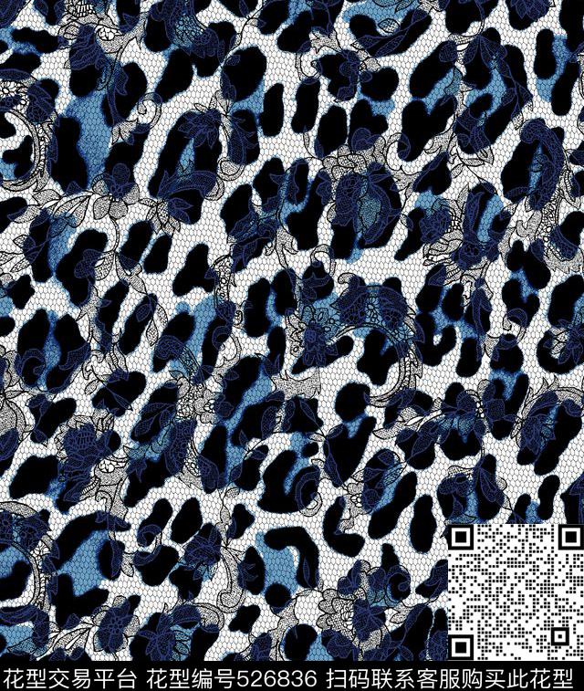 豹纹服装家纺数码印花华亿平台下载（图片编号: 526836） - 瓦栏（Walan）