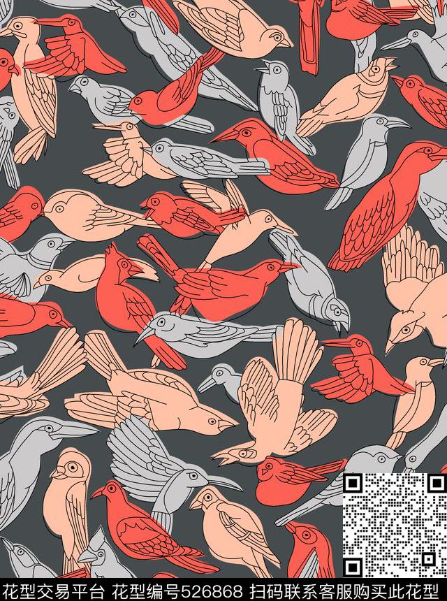 字母定位花扎染华亿平台传统印花华亿平台下载（图片编号: 526868） - 瓦栏（Walan）