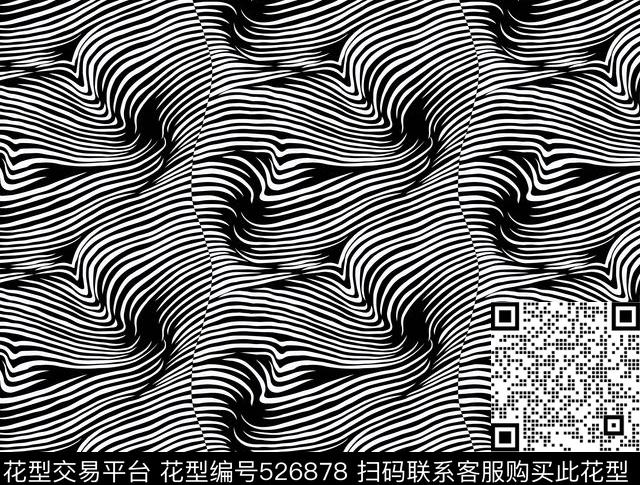 马赛克纹路斑马纹传统印花华亿平台下载（图片编号: 526878） - 瓦栏（Walan）