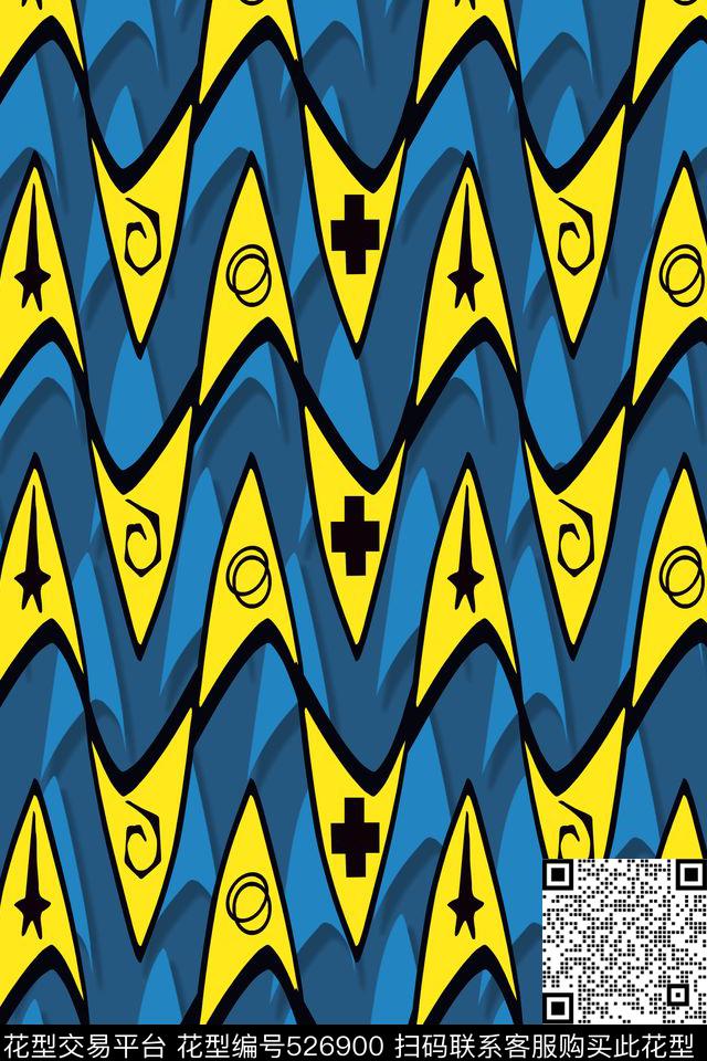 Logo层次几何传统印花华亿平台下载（图片编号: 526900） - 瓦栏（Walan）