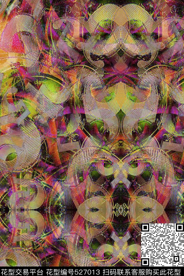 欧式宫廷风男女服装长巾丝巾数码印花华亿平台下载（图片编号: 527013） - 瓦栏（Walan）