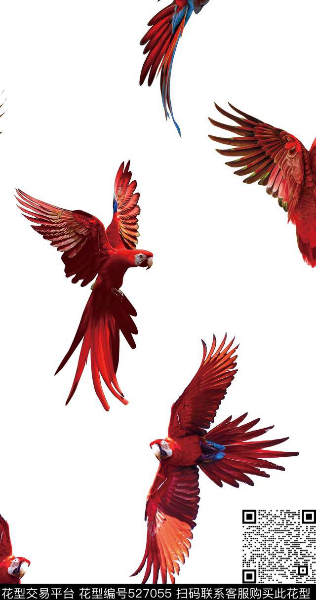 原创时尚动物数码印花华亿平台下载（图片编号: 527055） - 瓦栏（Walan）