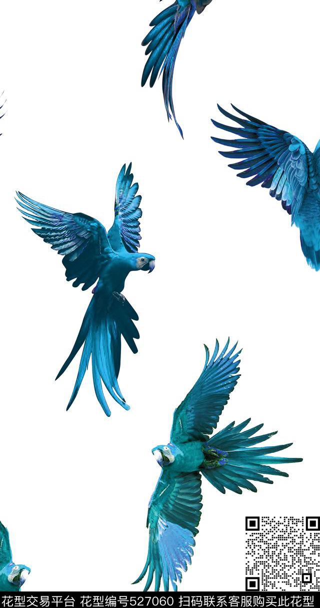 原创时尚动物数码印花华亿平台下载（图片编号: 527060） - 瓦栏（Walan）