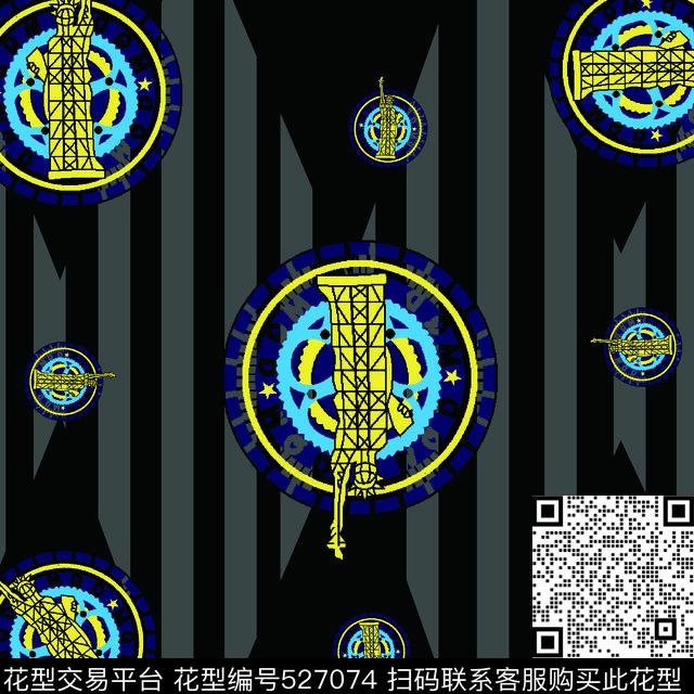 时尚潮流圆传统印花华亿平台下载（图片编号: 527074） - 瓦栏（Walan）