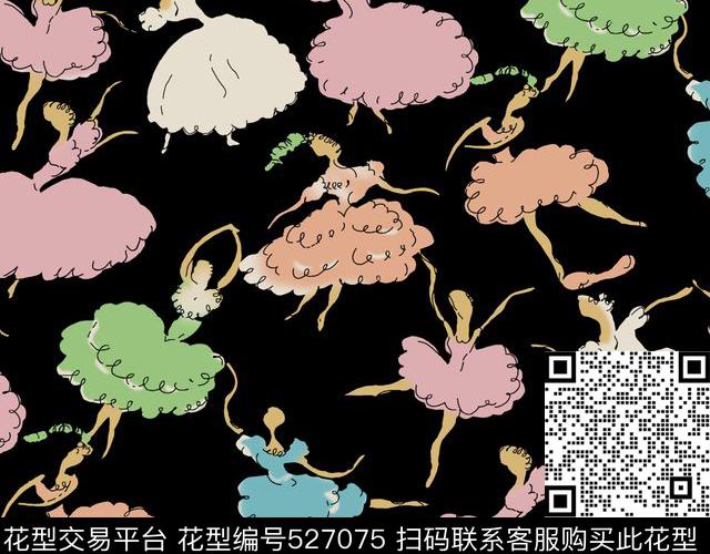 现代花卉时尚传统印花华亿平台下载（图片编号: 527075） - 瓦栏（Walan）