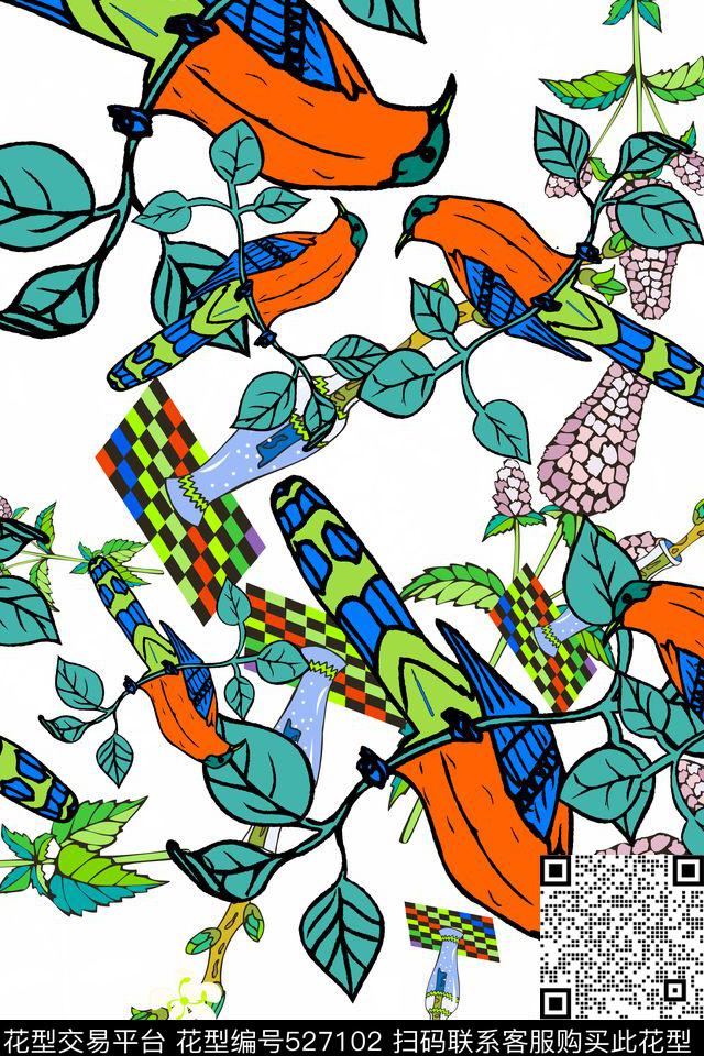 衬衣连衣裙花卉童装家纺传统印花华亿平台下载（图片编号: 527102） - 瓦栏（Walan）