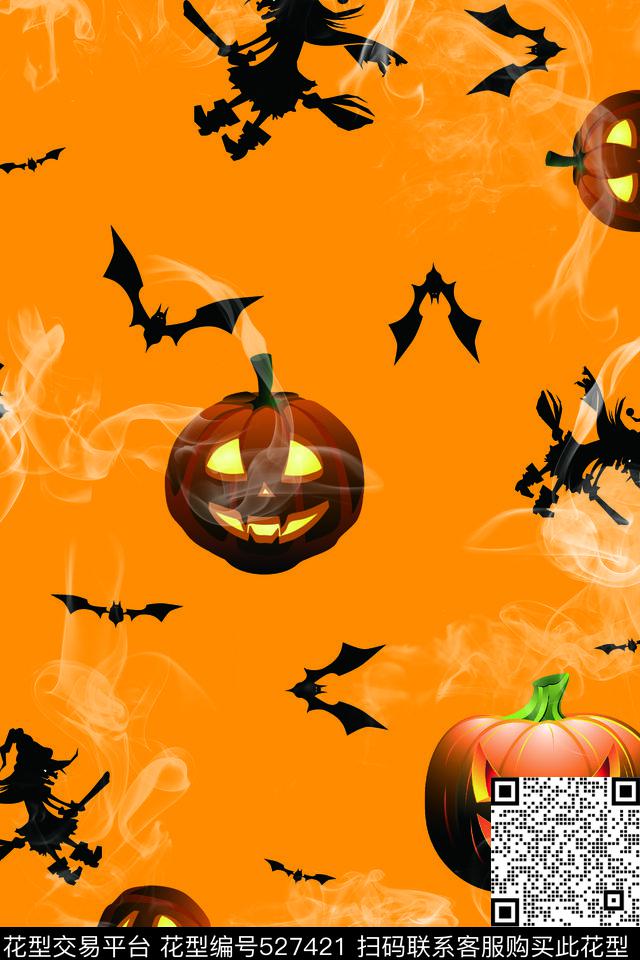 潮流南瓜时尚数码印花华亿平台下载（图片编号: 527421） - 瓦栏（Walan）