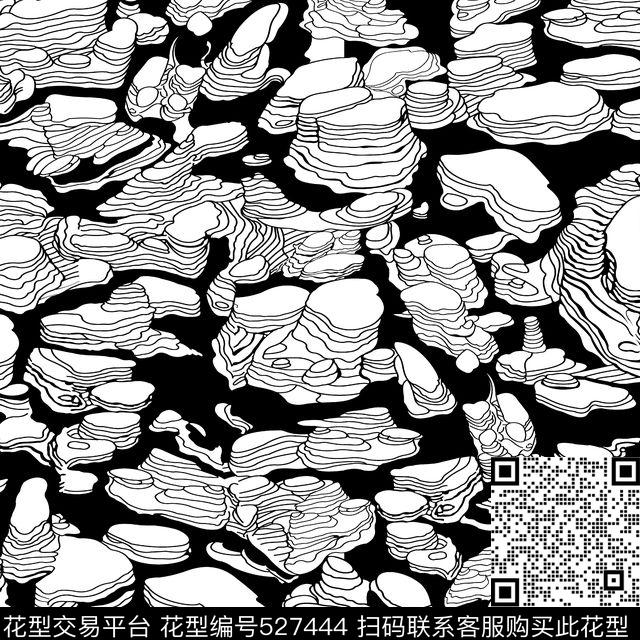 流行时尚抽象几何传统印花华亿平台下载（图片编号: 527444） - 瓦栏（Walan）