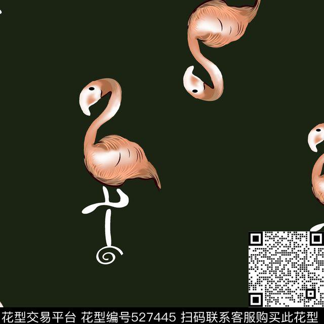 抽象动物几何传统印花华亿平台下载（图片编号: 527445） - 瓦栏（Walan）