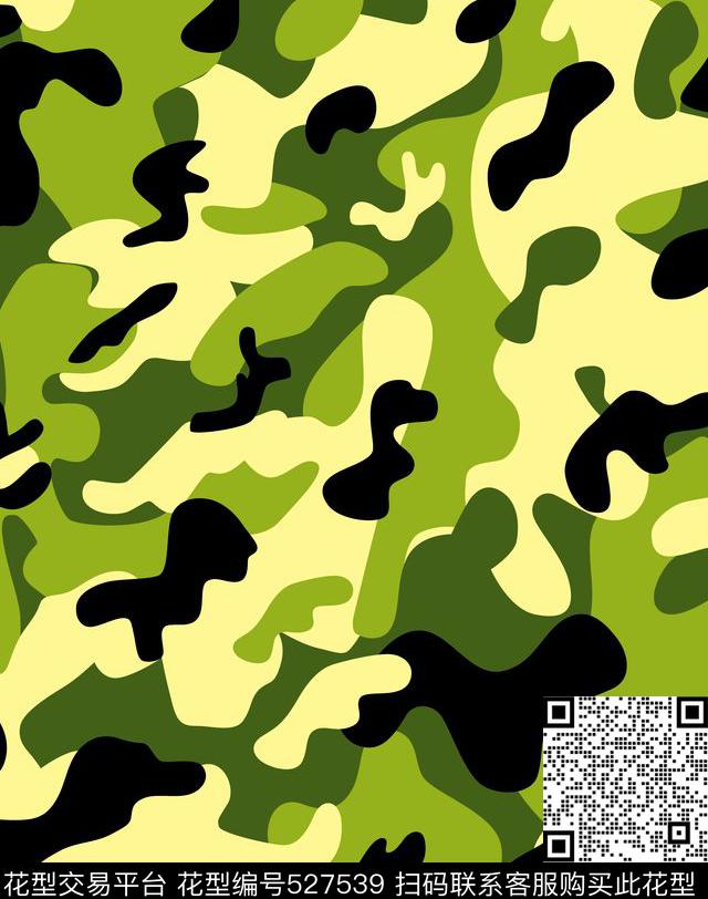 豹纹花形动物迷彩军装迷彩传统印花华亿平台下载（图片编号: 527539） - 瓦栏（Walan）