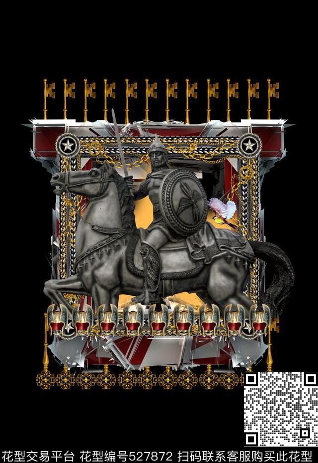 3D立体T恤卫衣数码印花潮流时尚数码印花华亿平台下载（图片编号: 527872） - 瓦栏（Walan）