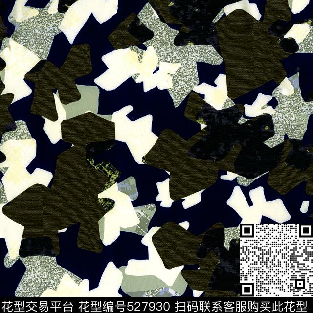 绿色迷彩深色数码印花华亿平台下载（图片编号: 527930） - 瓦栏（Walan）