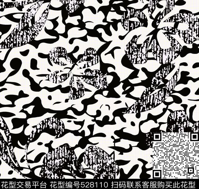 裤料底纹豹纹夹杂纹面料华亿平台传统印花华亿平台下载（图片编号: 528110） - 瓦栏（Walan）